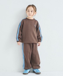 pairmanon（ペアマノン）の「【ぬくふわ】ユニセックス 裏起毛 サイドライン セットアップ（セットアップ・キッズ）」