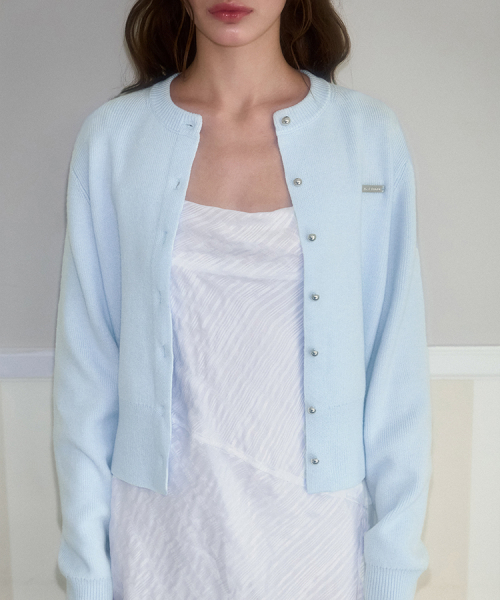 ROSEFRANTZ（ロゼフランツ）の「Nickel Round Cardigan [Sky Blue]（カーディガン/ボレロ・レディース・スカイブルー・FREE）」の2枚目の写真
