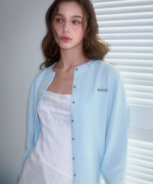 ROSEFRANTZ（ロゼフランツ）の「Nickel Round Cardigan [Sky Blue]（カーディガン/ボレロ・レディース・スカイブルー・FREE）」の3枚目の写真