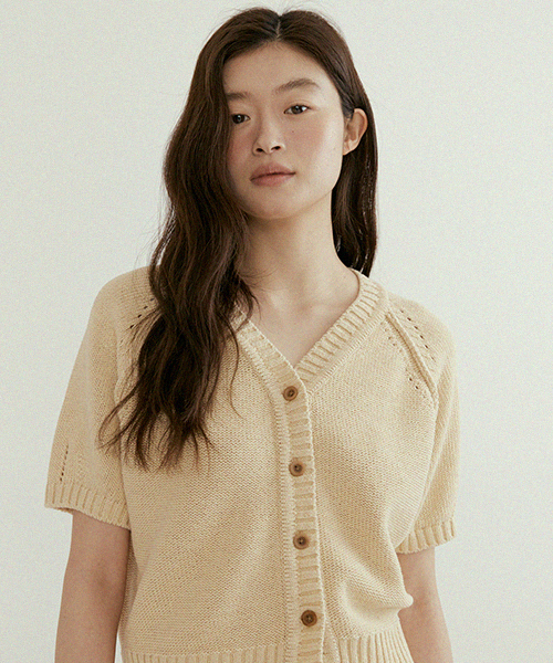 LINGSEOUL(リングソウル)の「hanji blended v-neck knit-beige(ニット/セーター・レディース・その他・FREE)」の3枚目の写真