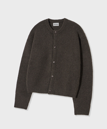 GLW（ジーエルダブリュ）の「ソリッドハチニットカーディガンブラウン（カーディガン/ボレロ）」