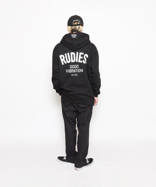 RUDIE'S（ルーディーズ）の「THICK PHAT HOOD SWEAT（パーカー・メンズ・アッシュグレー/ブラック/ネイビー・L/XL/XXL/M）」の2枚目の写真