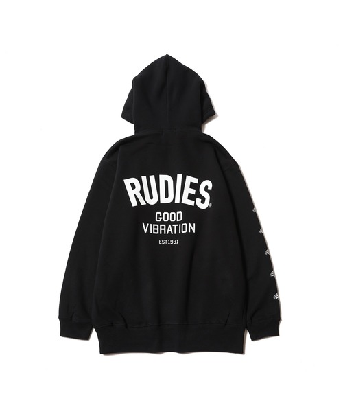 RUDIE'S（ルーディーズ）の「THICK PHAT HOOD SWEAT（パーカー・メンズ・アッシュグレー/ブラック/ネイビー・L/XL/XXL/M）」の5枚目の写真