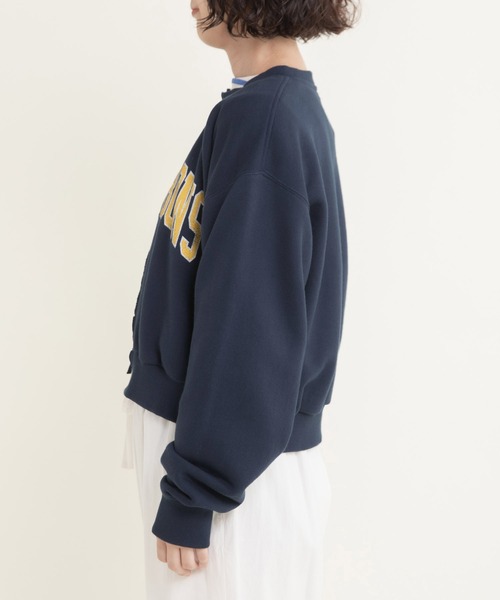 CHILD WOMAN（チャイルドウーマン）の「BONBONプリントスウェット リメイクはおりカーディガン（カーディガン/ボレロ・レディース・グレー/ネイビー・FREE）」の15枚目の写真