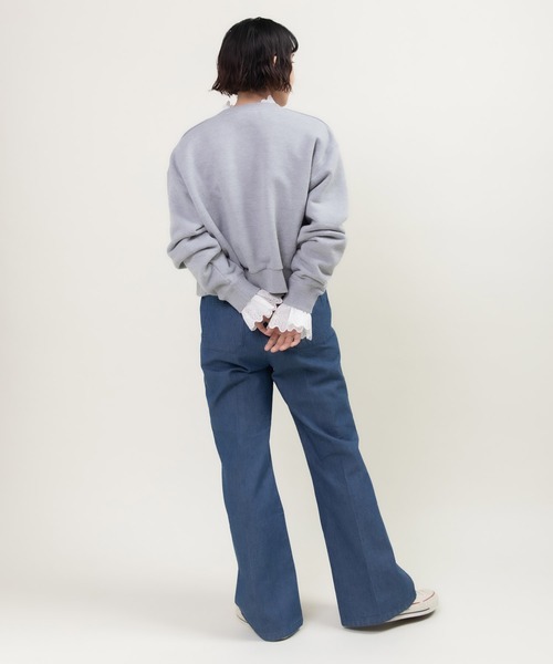 CHILD WOMAN（チャイルドウーマン）の「BONBONプリントスウェット リメイクはおりカーディガン（カーディガン/ボレロ・レディース・グレー/ネイビー・FREE）」の13枚目の写真