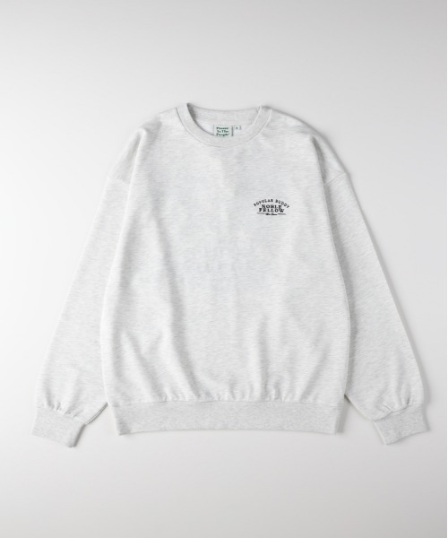 Right-on（ライトオン）の「【POWER TO THE PEOPLE】ゴースト刺繍クルーネックトレーナー（スウェット・メンズ・ブラック/グリーン/ライトグレー・L/XL/M）」の4枚目の写真