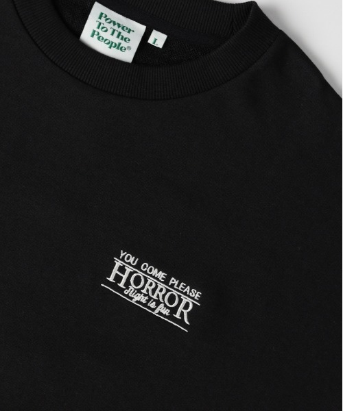 Right-on（ライトオン）の「【POWER TO THE PEOPLE】ゴースト刺繍クルーネックトレーナー（スウェット・メンズ・ブラック/グリーン/ライトグレー・L/XL/M）」の15枚目の写真