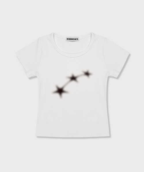 CHICKS(チックス)の「ミニスタライトクロップスリムフィット半袖Tシャツブラック(Tシャツ/カットソー・レディース・ブラック・FREE)」の2枚目の写真