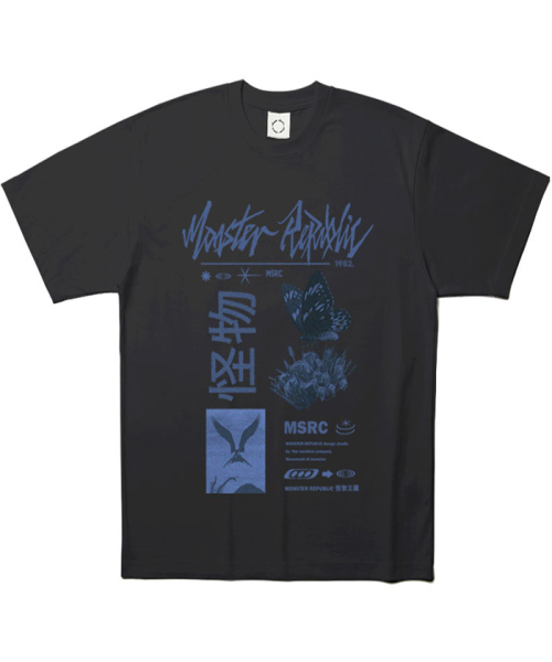 MONSTER REPUBLIC(モンスターリパブリック)の「フライミッドナイトブルーTシャツブラック(Tシャツ/カットソー・レディース・その他・LARGE/MEDIUM/SMALL/X-LARGE)」の2枚目の写真