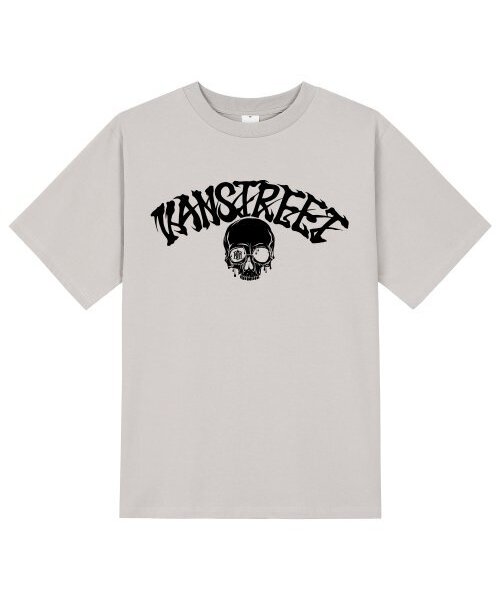 KAN6312(カン6312)の「KTC0168 レタリングスカルブラッド半袖Tシャツ - ベージュ(Tシャツ/カットソー・メンズ・その他・SMALL/MEDIUM/LARGE/X-LARGE)」の1枚目の写真
