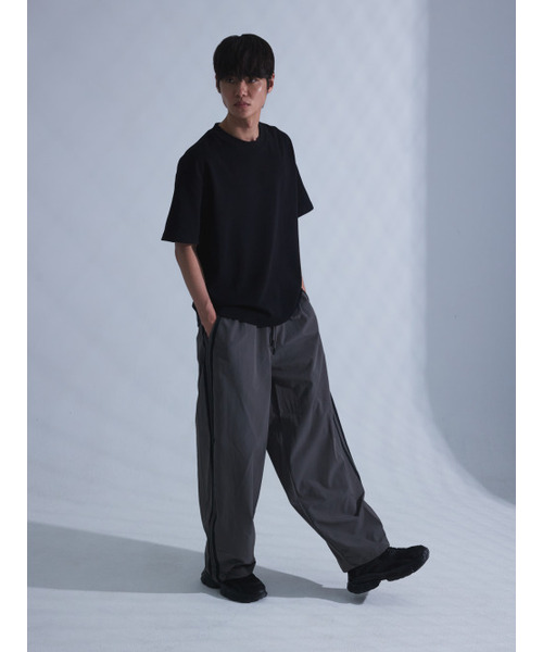 BUTTON SEOUL（ボタンソウル）の「ベーシックラインナイロンストリングパンツ（グレー）（スウェットパンツ・メンズ・その他・MEDIUM/LARGE/X-LARGE/SMALL/X-SMALL）」の10枚目の写真