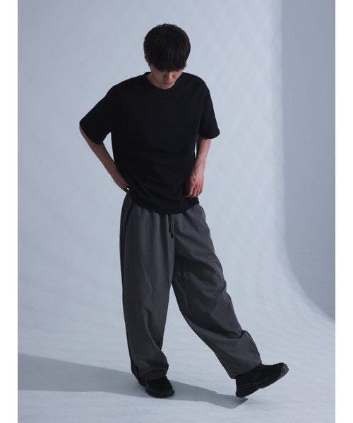 BUTTON SEOUL（ボタンソウル）の「ベーシックラインナイロンストリングパンツ（グレー）（スウェットパンツ・メンズ・その他・MEDIUM/LARGE/X-LARGE/SMALL/X-SMALL）」の9枚目の写真