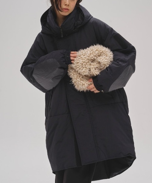 TODAYFUL（トゥデイフル）の「TODAYFUL Monster Down Coat 12220004（ミリタリージャケット・レディース・ブラック/オリーブ・36/38）」の3枚目の写真