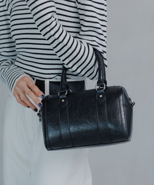 PAGEBOY(ページボーイ)の「ミニボストンBAG(ボストンバッグ・レディース・ブラック/ホワイト/ブラウン・FREE)」の5枚目の写真