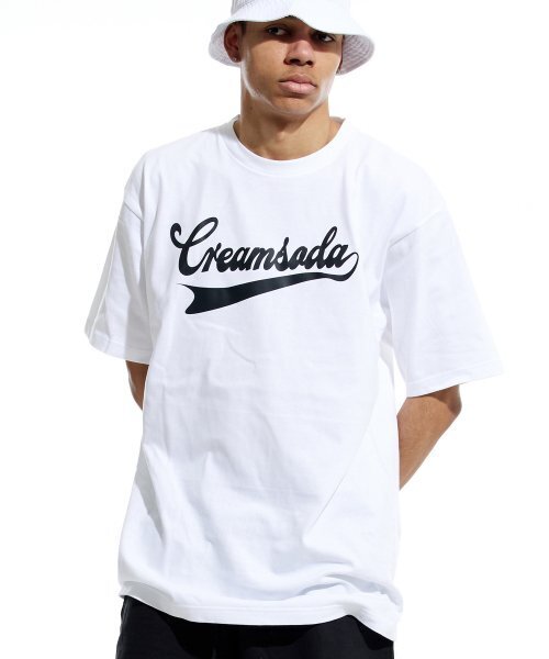 CREAM SODA LAB（クリームソーダラボ）の「アセンティックロゴ半袖Tシャツホワイトブラック（Tシャツ/カットソー・メンズ・その他・LARGE/X-LARGE/XX-LARGE/MEDIUM）」の3枚目の写真