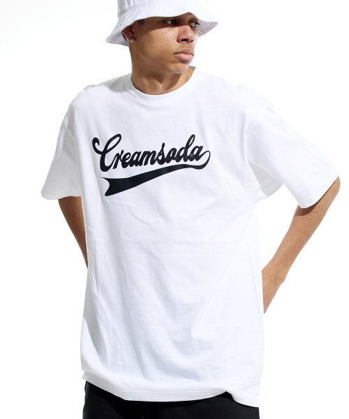 CREAM SODA LAB（クリームソーダラボ）の「アセンティックロゴ半袖Tシャツホワイトブラック（Tシャツ/カットソー・メンズ・その他・LARGE/X-LARGE/XX-LARGE/MEDIUM）」の4枚目の写真