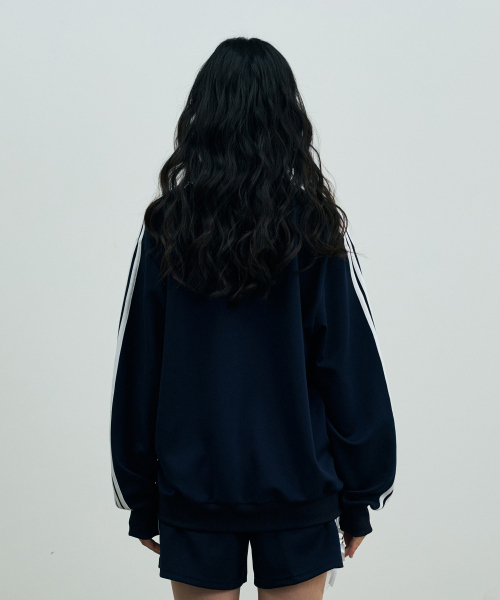 ARI(アリ)の「A RIBBON TRACK TOP / NAVY(ナイロンジャケット・レディース・ネイビー・FREE)」の18枚目の写真