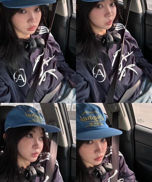ARI(アリ)の「A RIBBON TRACK TOP / NAVY(ナイロンジャケット・レディース・ネイビー・FREE)」の12枚目の写真