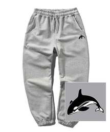 DOLPHIN LOGO ジョガースウェットパンツ - グレー