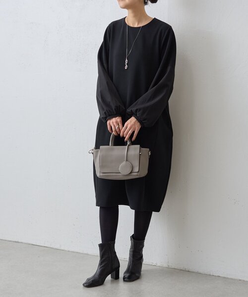 BEARDSLEY（ビアズリー）の「ソデコンビワンピース（ワンピース・レディース・ブラック・FREE）」の3枚目の写真