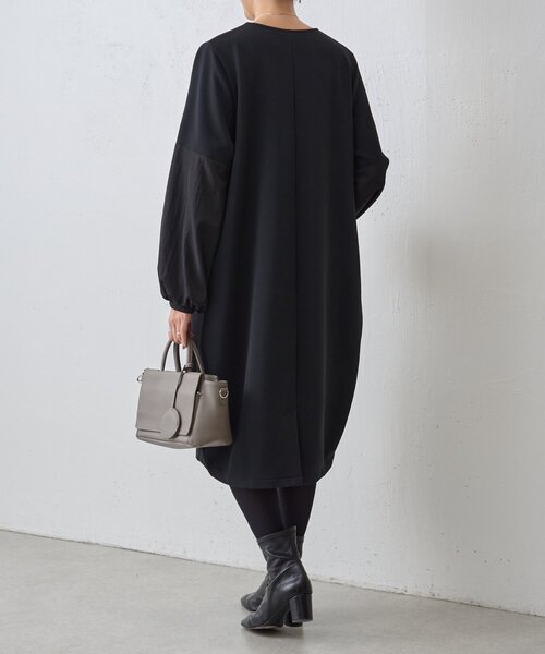 BEARDSLEY（ビアズリー）の「ソデコンビワンピース（ワンピース・レディース・ブラック・FREE）」の5枚目の写真