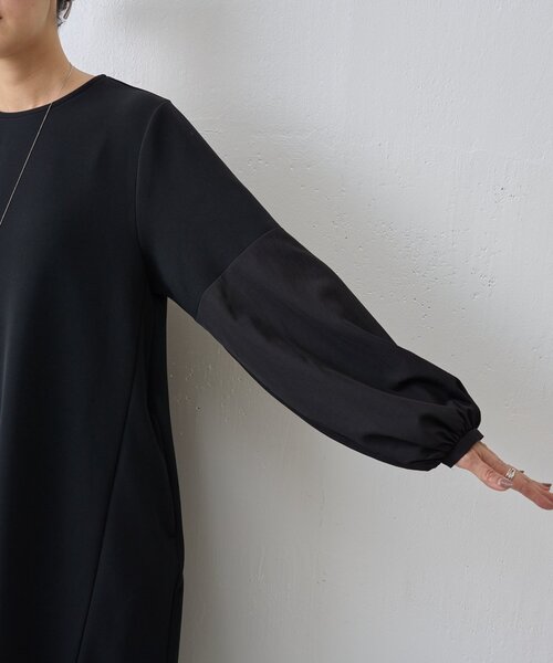 BEARDSLEY（ビアズリー）の「ソデコンビワンピース（ワンピース・レディース・ブラック・FREE）」の14枚目の写真