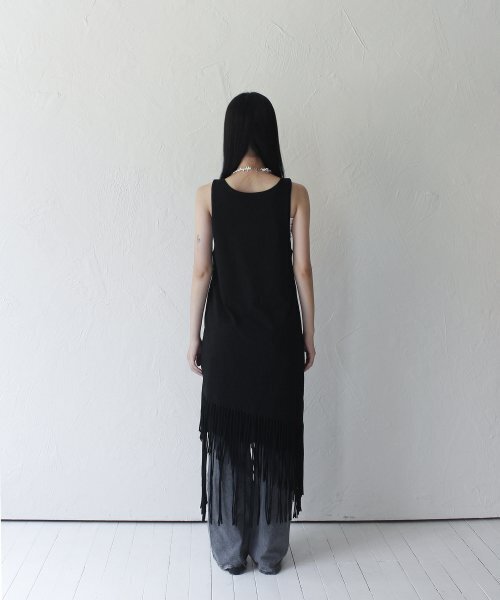 RUBATI(ルバティ)の「レイヤードフリンジジャージーワンピース_ブラック(ワンピース・レディース・その他・size2/size1)」の9枚目の写真