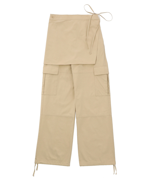 DELICCENT（デリセント）の「シュア カーゴ ラップパンツ [ベージュ]（その他パンツ・レディース・ベージュ・MEDIUM/SMALL）」の2枚目の写真
