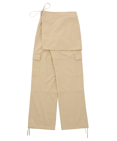 DELICCENT（デリセント）の「シュア カーゴ ラップパンツ [ベージュ]（その他パンツ・レディース・ベージュ・MEDIUM/SMALL）」の3枚目の写真