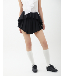 SMIEUR（エスミア）の「Layered Skirt (Black)（スカート）」