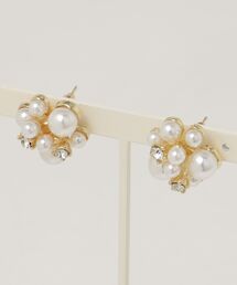 rae（レイ）の「【rae】パールクラスタービジューピアス（ピアス（両耳用））」