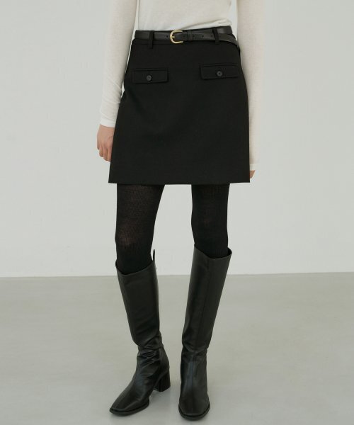 OCTETTE(オテット)の「MINI POCKET SK_BLACK(スカート・レディース・その他・SMALL/MEDIUM)」の3枚目の写真