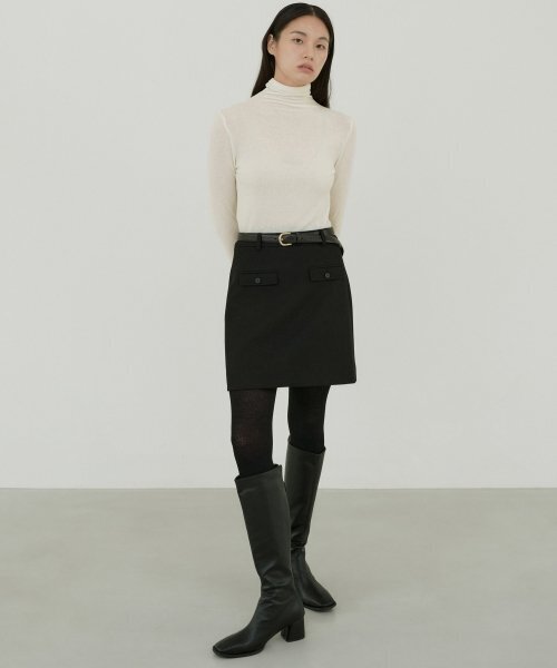 OCTETTE(オテット)の「MINI POCKET SK_BLACK(スカート・レディース・その他・SMALL/MEDIUM)」の4枚目の写真