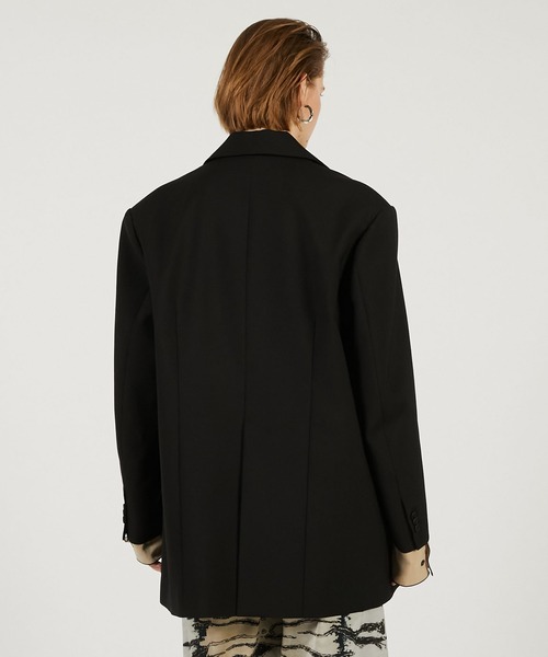 PRANK PROJECT(プランクプロジェクト)の「ハイツイストウールジャケット / High Twist Wool Jacket(テーラードジャケット・レディース・ブラック/グレイッシュベージュ/ホワイト・36/38)」の13枚目の写真