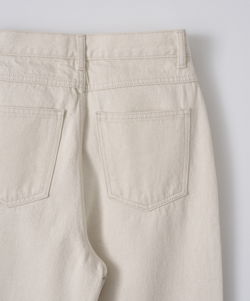 ANOTHER OFFICE WOMEN（アナザー オフィス ウーマン）の「w. Clair Relaxed Denim (Ecru)（デニムパンツ・レディース・その他・36/34）」の4枚目の写真