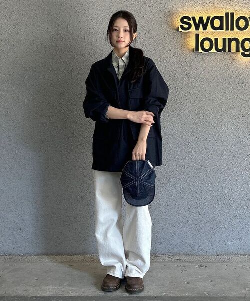 ANOTHER OFFICE WOMEN（アナザー オフィス ウーマン）の「w. Clair Relaxed Denim (Ecru)（デニムパンツ・レディース・その他・36/34）」の6枚目の写真