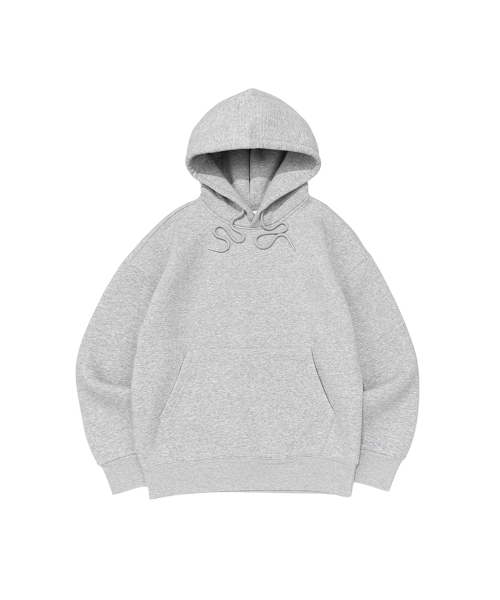 BECANVAS(ビキャンバス)の「BECANVAS FLEECE OVERFIT HOOD (MELANGE)(パーカー・レディース・チャコールグレー・SMALL/MEDIUM/LARGE/X-LARGE)」の1枚目の写真