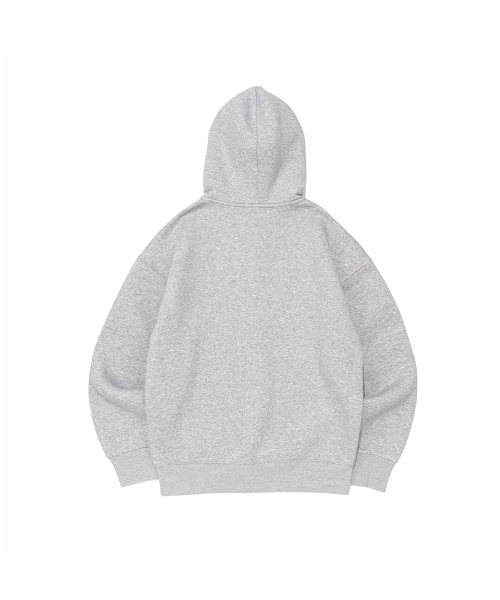 BECANVAS(ビキャンバス)の「BECANVAS FLEECE OVERFIT HOOD (MELANGE)(パーカー・レディース・チャコールグレー・SMALL/MEDIUM/LARGE/X-LARGE)」の2枚目の写真
