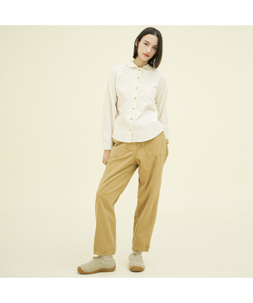 CHIQUITA（チキータ）の「ラウンドシャツ（コーデュロイ）クリーム244301SCR（シャツ/ブラウス・レディース・その他・SMALL/MEDIUM）」の4枚目の写真
