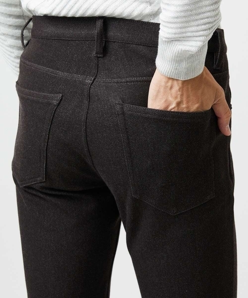 MICHEL KLEIN HOMME   （ミッシェルクランオム）の「デニム調ストレッチファイブポケットパンツ（その他パンツ・メンズ・ブラック/ブラウン/ネイビー・MEDIUM/LARGE/X-LARGE）」の12枚目の写真