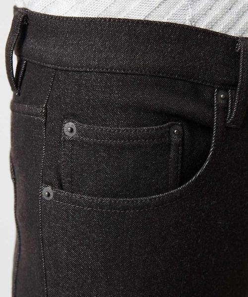MICHEL KLEIN HOMME   （ミッシェルクランオム）の「デニム調ストレッチファイブポケットパンツ（その他パンツ・メンズ・ブラック/ブラウン/ネイビー・MEDIUM/LARGE/X-LARGE）」の8枚目の写真