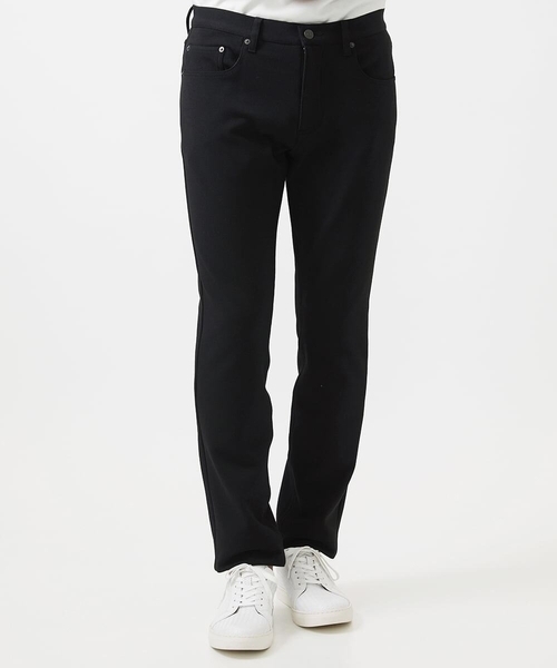 MICHEL KLEIN HOMME   （ミッシェルクランオム）の「デニム調ストレッチファイブポケットパンツ（その他パンツ・メンズ・ブラック/ブラウン/ネイビー・MEDIUM/LARGE/X-LARGE）」の5枚目の写真