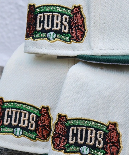 Lafayette(ラファイエット)の「ニューエラ【NEW ERA】- キャップ HOMEGAME別注【Chicago Cubs West Side Grounds 59Fifty Chrome White/Green】(キャップ・メンズ・ホワイト×グリーン・7 5/8/7 1/2/7 3/8/7 1/4/7 1/8/7/6 7/8)」の4枚目の写真