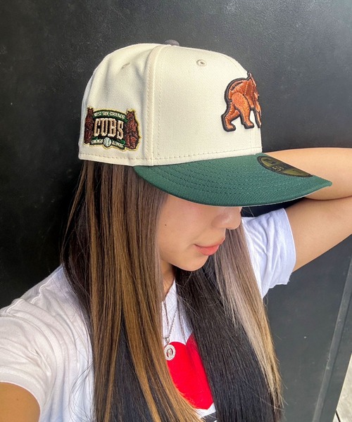 Lafayette(ラファイエット)の「ニューエラ【NEW ERA】- キャップ HOMEGAME別注【Chicago Cubs West Side Grounds 59Fifty Chrome White/Green】(キャップ・メンズ・ホワイト×グリーン・7 5/8/7 1/2/7 3/8/7 1/4/7 1/8/7/6 7/8)」の8枚目の写真