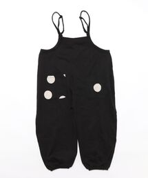 オールインワン・サロペット（ブラック/黒色系）ファッション通販