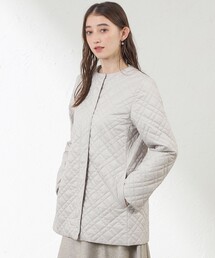 AMACA（アマカ）の「ETHERMALOFT HEAT(イサーマロフト ヒート)　ノーカラーキルトコート（ノーカラーコート）」