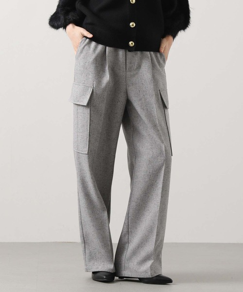 Gready Brilliant(グレディブリリアン)の「ツイードカーゴパンツ(その他パンツ・レディース・グレー/オフホワイト・38)」の1枚目の写真