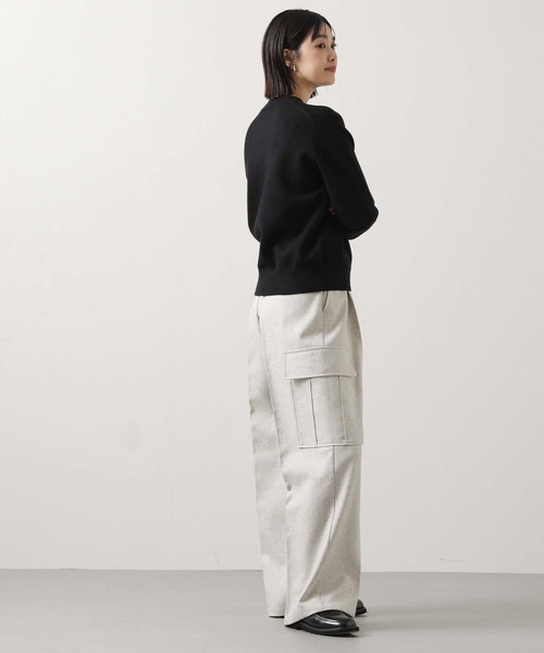 Gready Brilliant(グレディブリリアン)の「ツイードカーゴパンツ(その他パンツ・レディース・グレー/オフホワイト・38)」の4枚目の写真