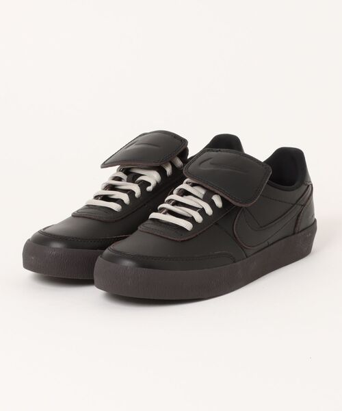 NIKE(ナイキ)の「NIKE ナイキ KILLSHOT 2 LTR PRM キルショット 2 レザー PRM MIR0801 010BLACK/BLACK(スニーカー・メンズ・ブラック・25.0cm/24.5cm/24.0cm/23.5cm/29.0cm/28.5cm/28.0cm/27.5cm/27.0cm/26.5cm/26.0cm/25.5cm)」の1枚目の写真