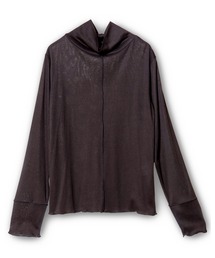 OSMOSIS | メローガーゼハイネック長袖Tシャツ(Tシャツ/カットソー)